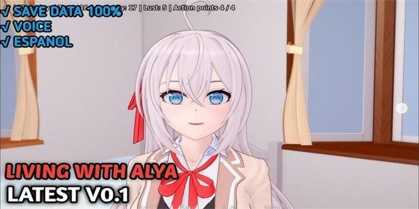 与阿尔雅一起生活 Living With Alya 版 操作界面 演示图 2